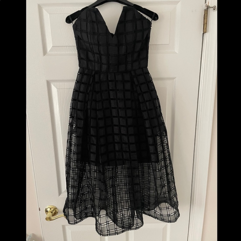 Nicholas Window-lace Bustier Dress